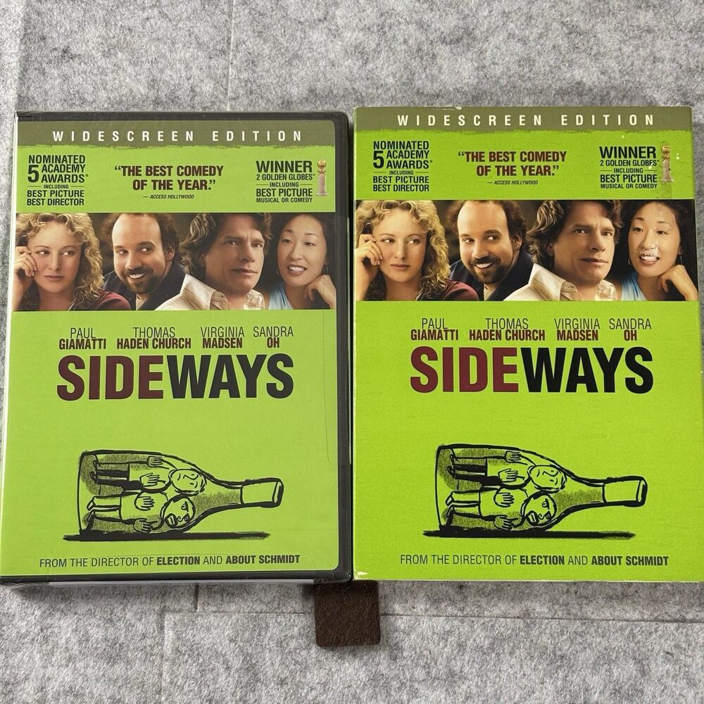 Sideways DVD Movie Widescreen Giamatti Madsen Church Oh 2004 NEW / SEALED